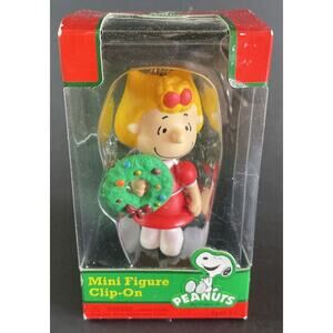 PEANUTS Forever Fun Sally Mini Clip-On Figure 2012 Holiday Christmas Ornament